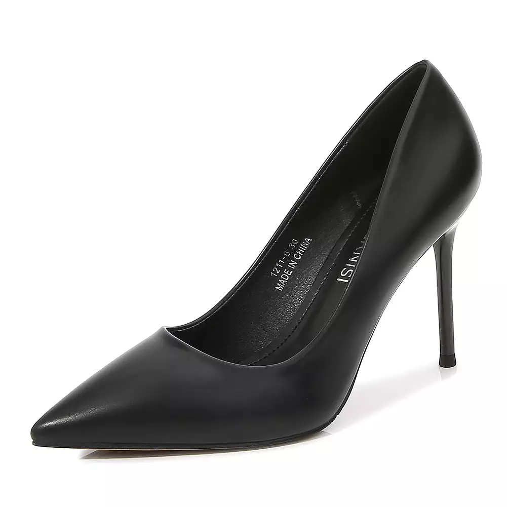 Women's Pointed Toe Shallow Stiletto Heel Pumps