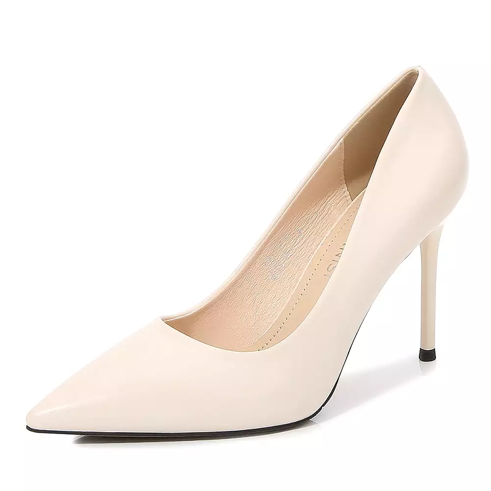 Women's Pointed Toe Shallow Stiletto Heel Pumps