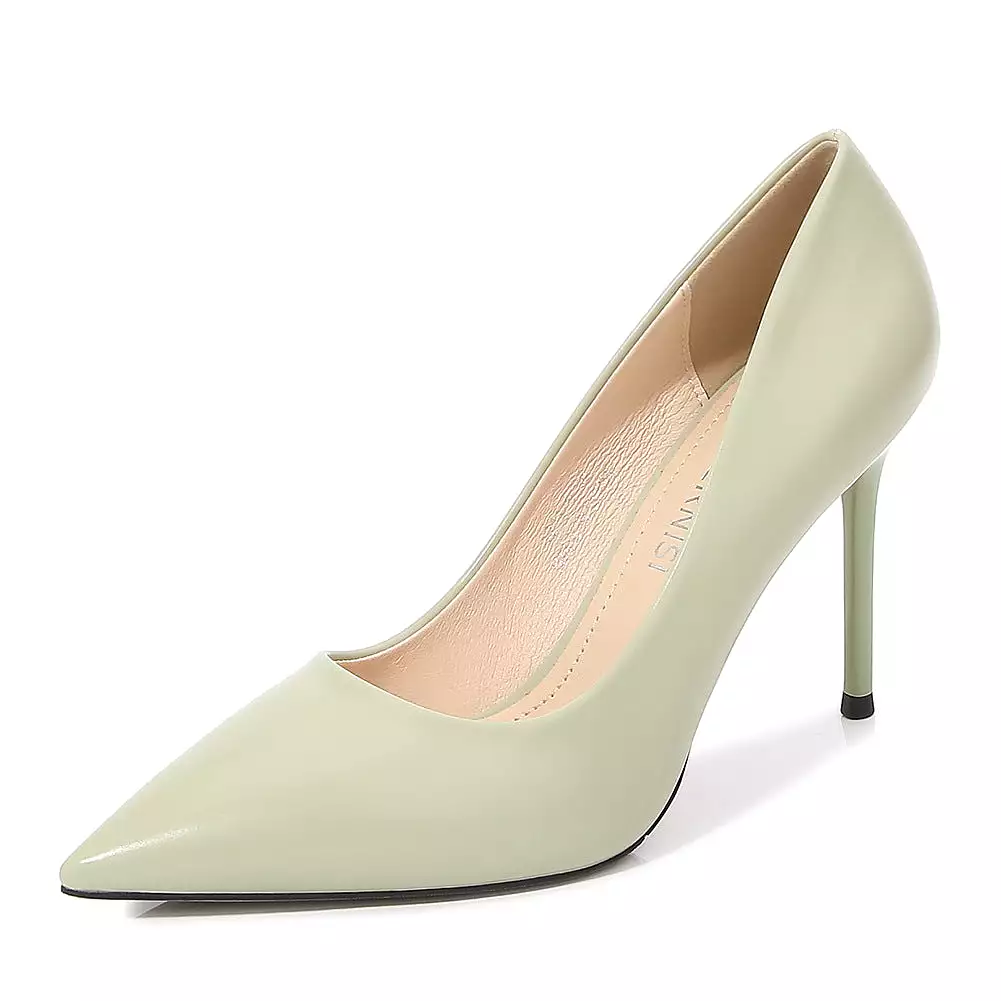 Women's Pointed Toe Shallow Stiletto Heel Pumps