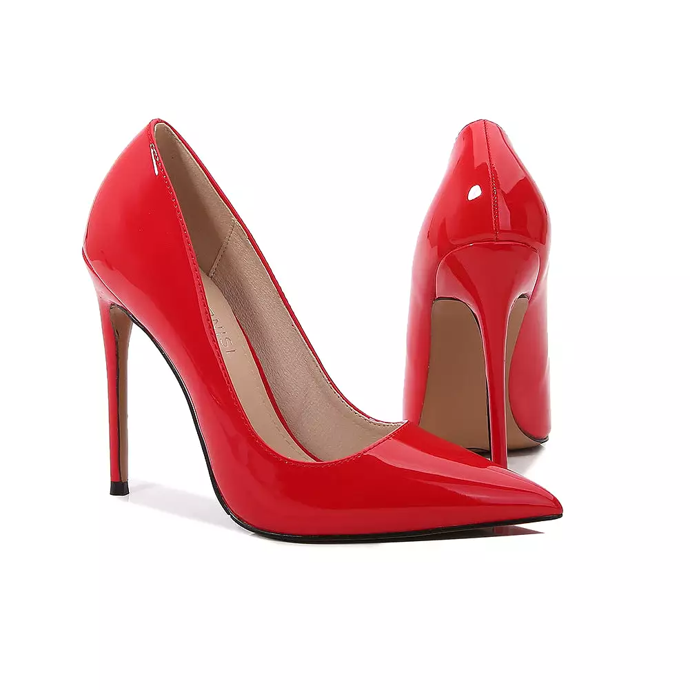 Women's Pointed Toe Shallow Stiletto Heel Pumps