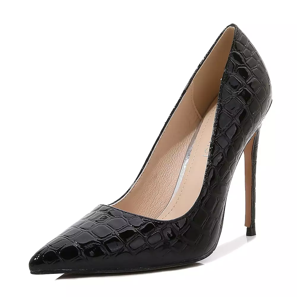 Women's Pointed Toe Shallow Stiletto Heel Pumps