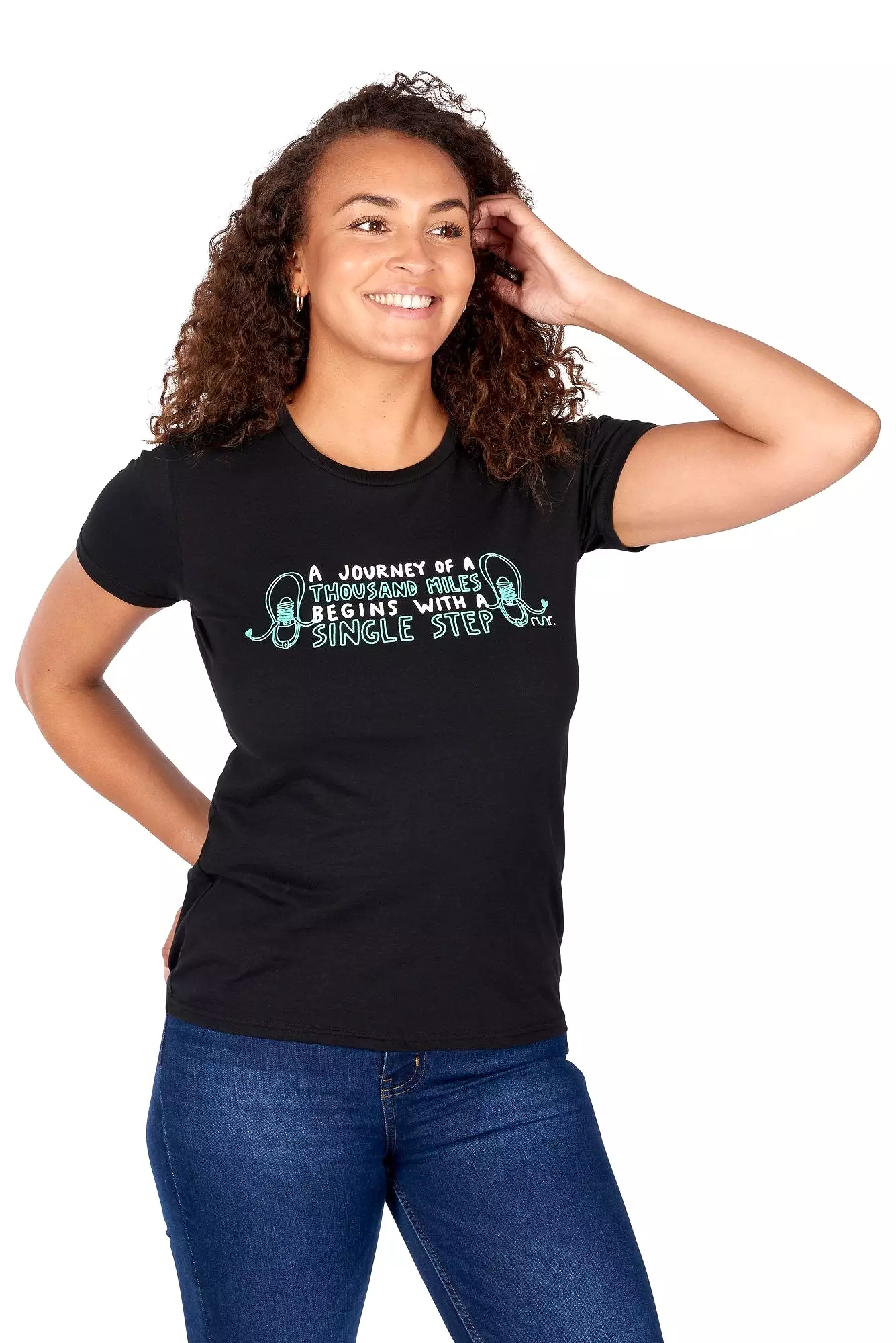 Women's Thousand Miles Runr T-Shirts - black