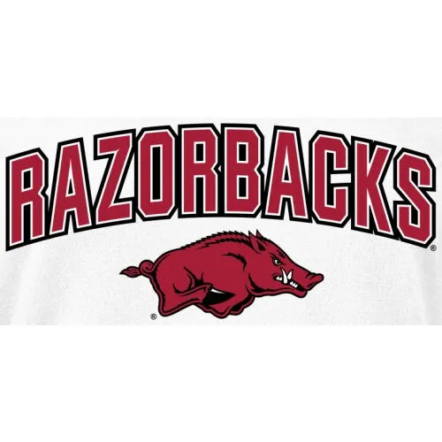 Women's White Arkansas Razorbacks Proud Mascot Long Sleeve T-Shirt