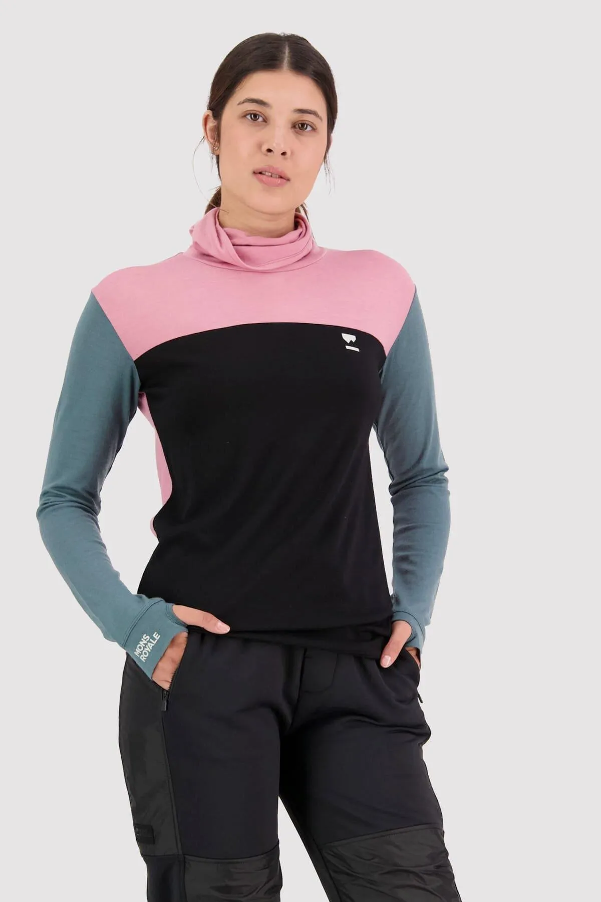 Women's Yotei High Neck - Pink | Baselayers UK