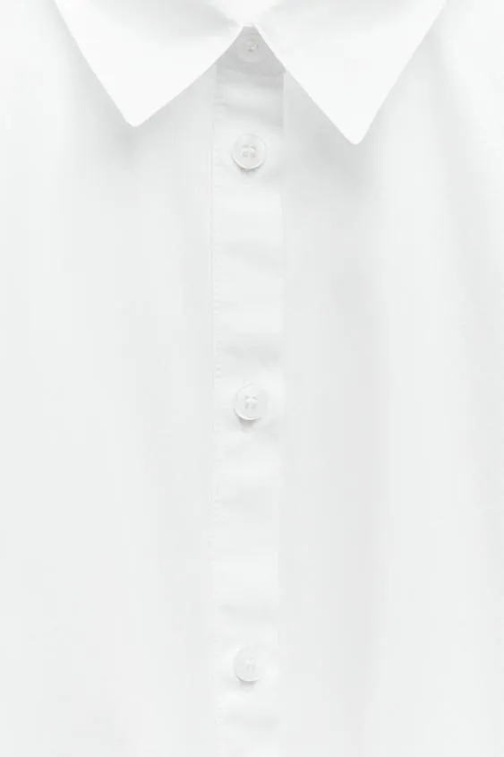 ZARA  |Cotton Shirts & Blouses